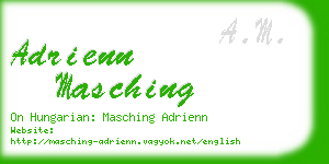 adrienn masching business card